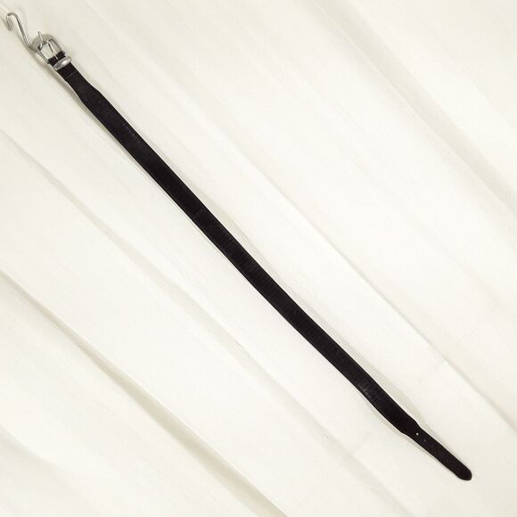 Pleated Look BENCH CRAFT 1" Leather Belt fits 32"-34", Black, Textured Detail - Picture 2 of 12